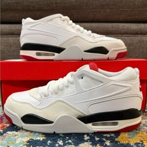 Size 10.5 - Air Jordan 4 RM “White Fire Red”